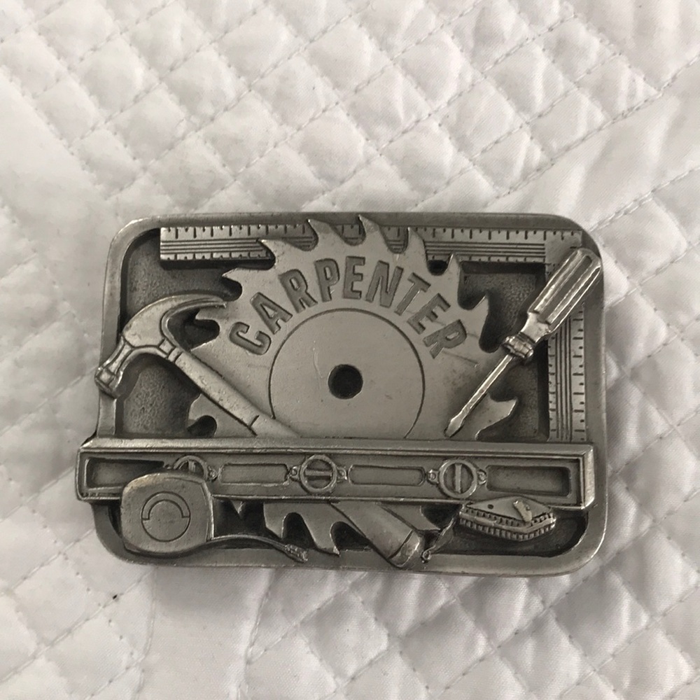 Carpenter’s dress belt buckle
